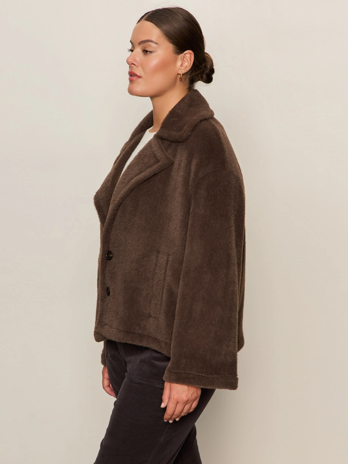 Sympathy Colette Fur Jacket Choco Chip Extended Sizing