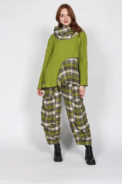 POT2T Top All Day Comfort Yarn Dyed Pattern Cloth