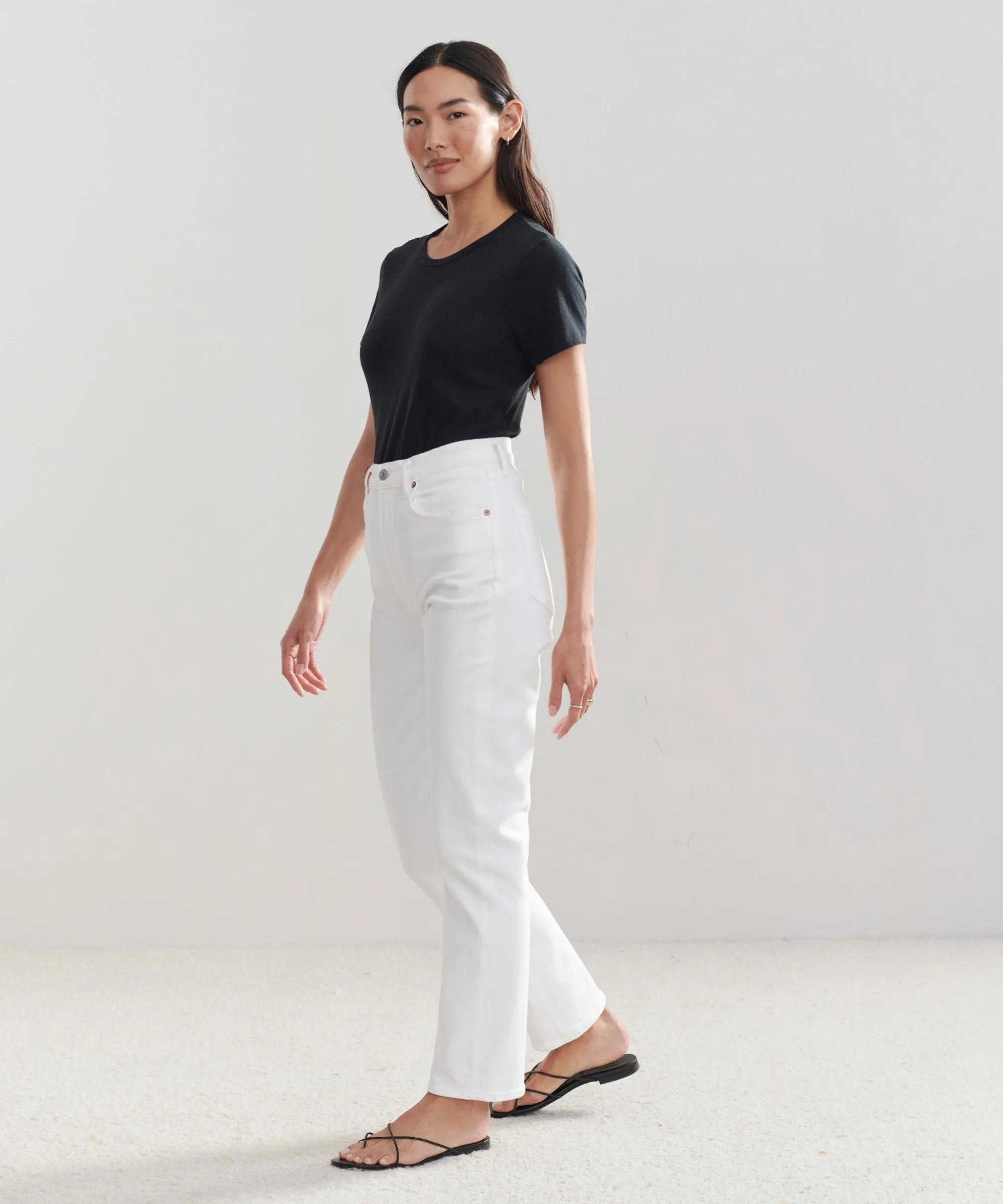 High Rise Stovepipe Jean Refined fit