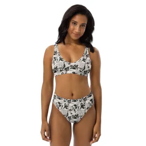 High Waisted Bikini Womens (Glamourange Luxury Bikini High Waisted - 0016 Patterns Model)