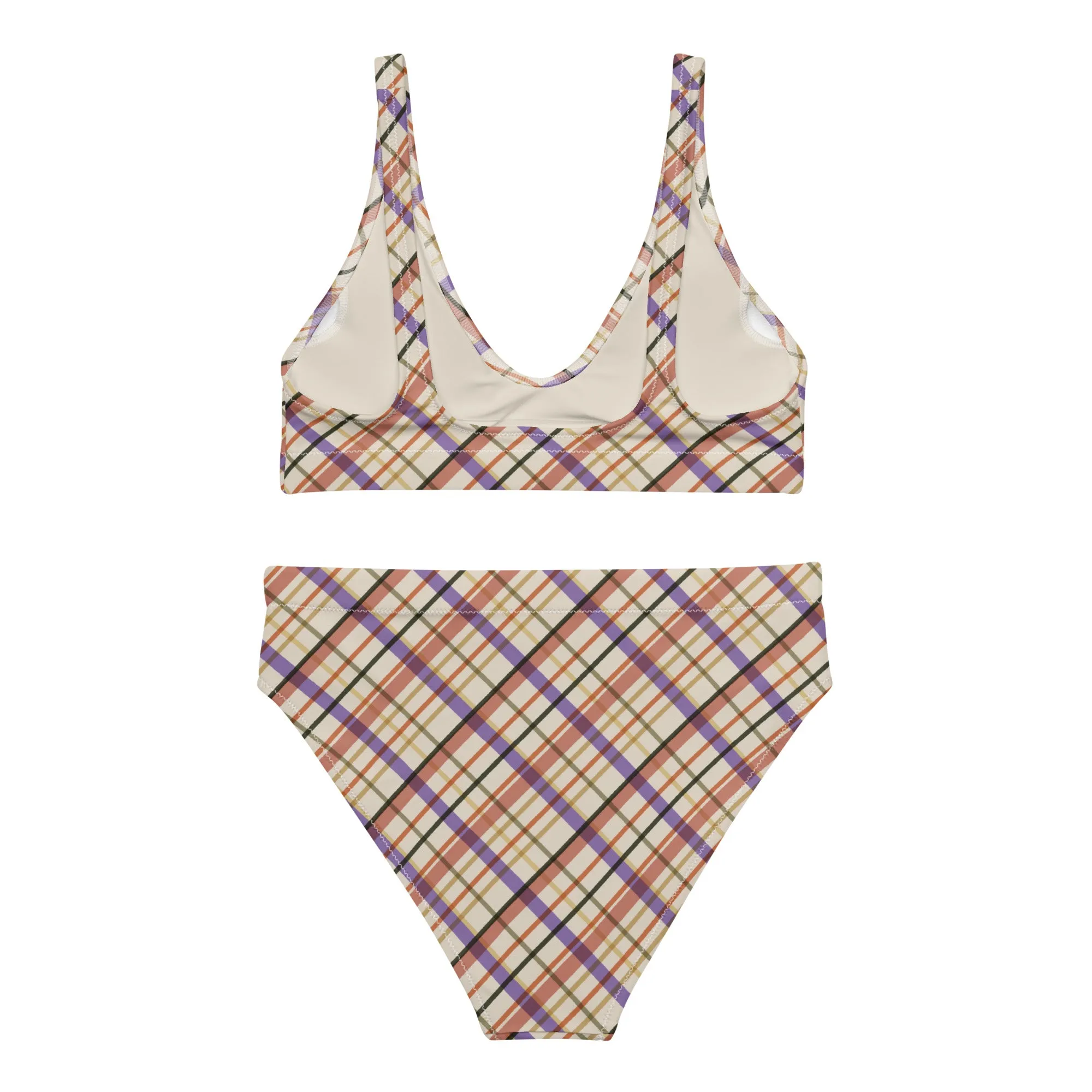 High Waisted Bikini Womens (Glamourange Luxury Bikini High Waisted - 0043 Patterns Model)