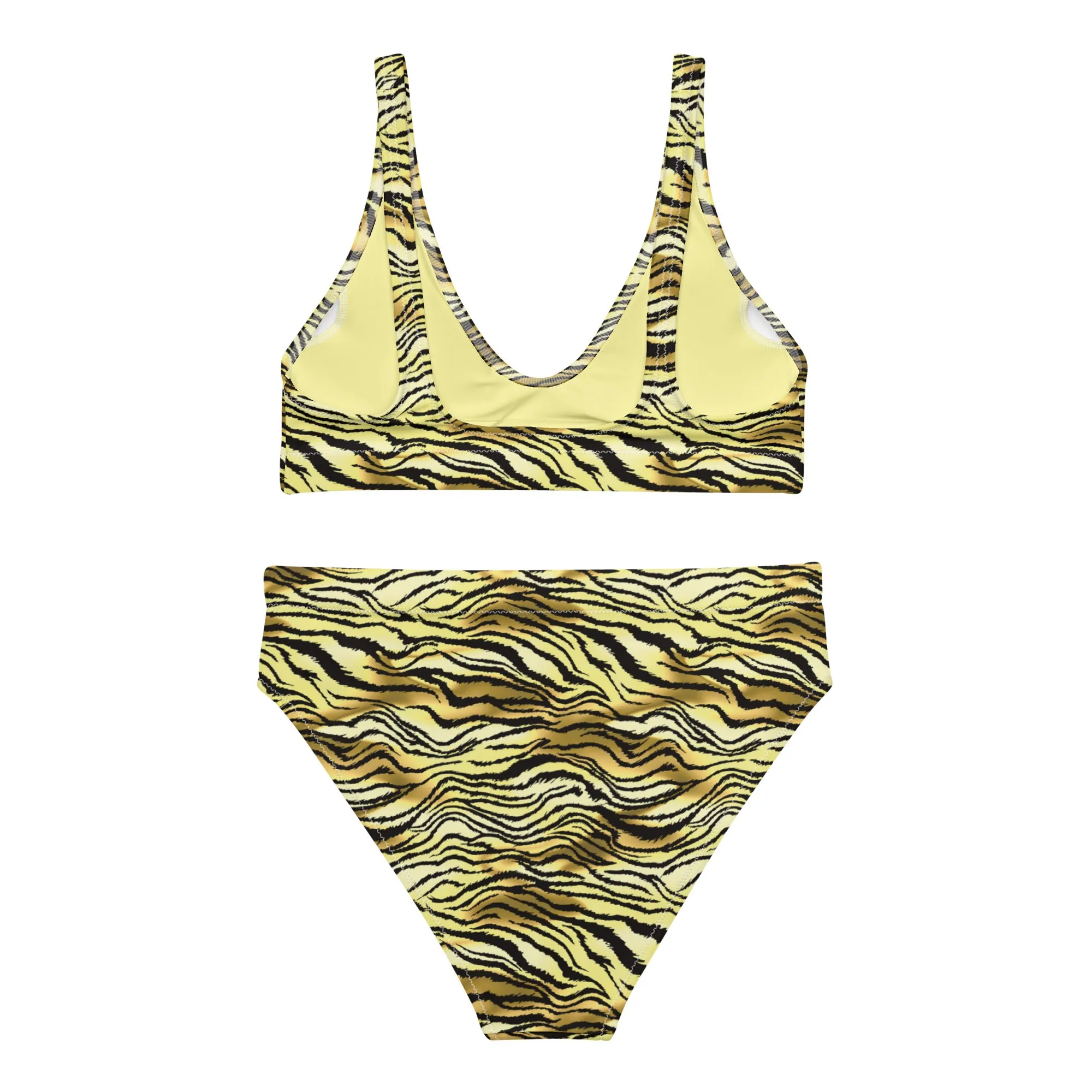 High Waisted Bikini Womens (Glamourange Luxury Bikini High Waisted - 0047 Patterns Model)
