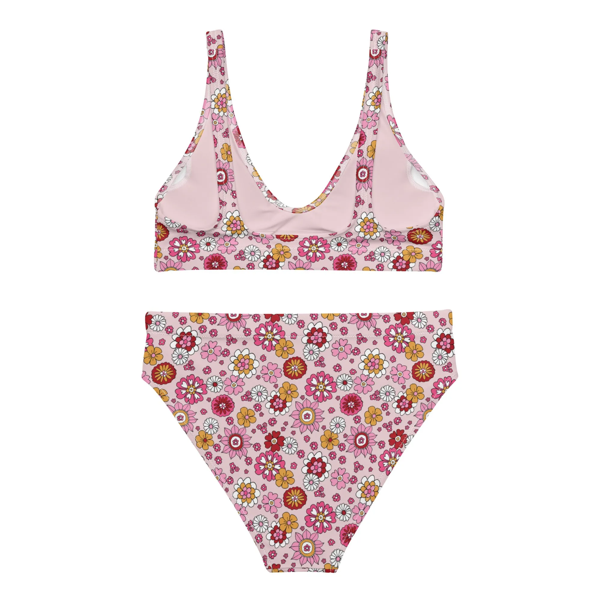 High Waisted Bikini Womens (Glamourange Luxury Bikini High Waisted - 006 Patterns Model)