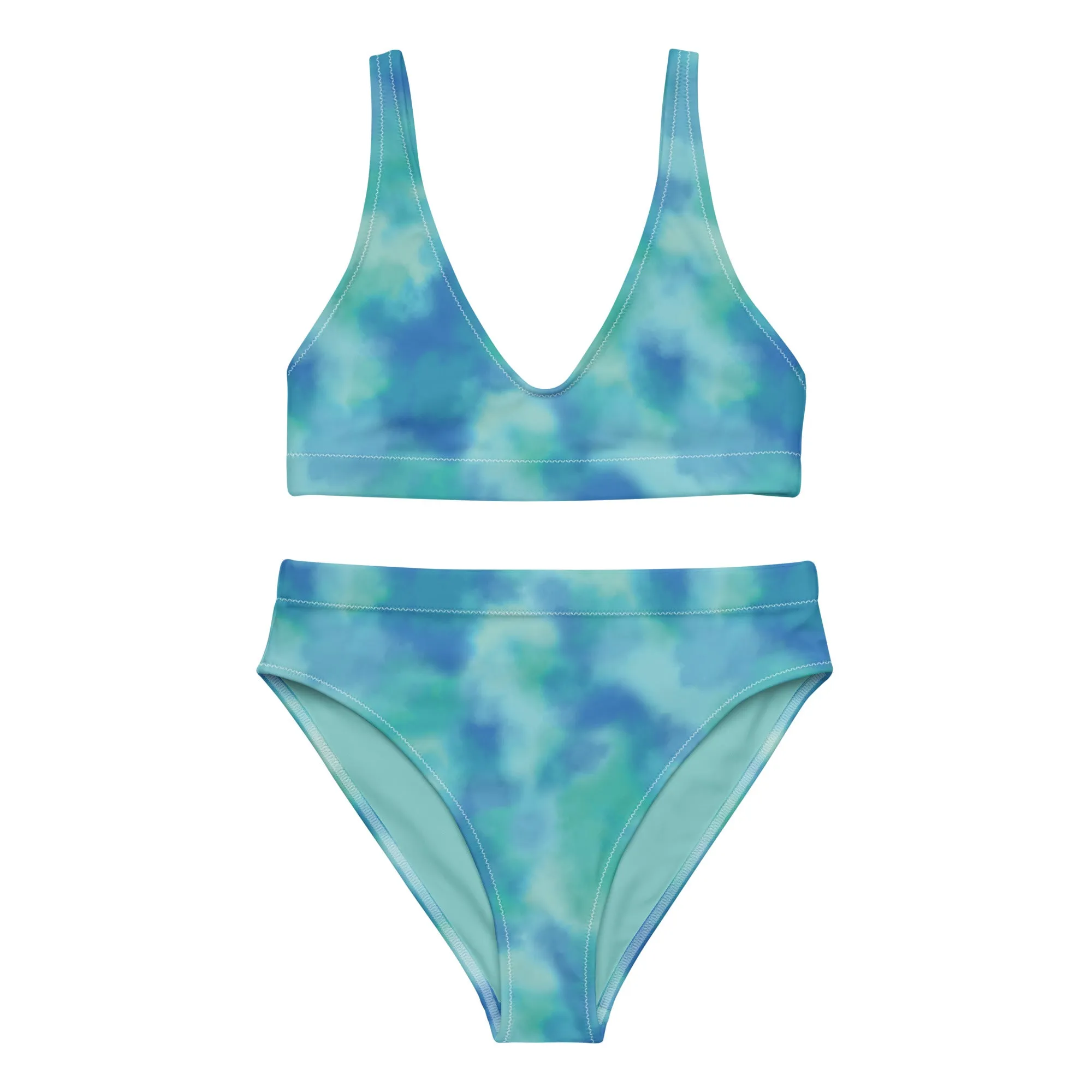 High Waisted Bikini Womens (Glamourange Luxury Bikini High Waisted - 0075 Patterns Model)