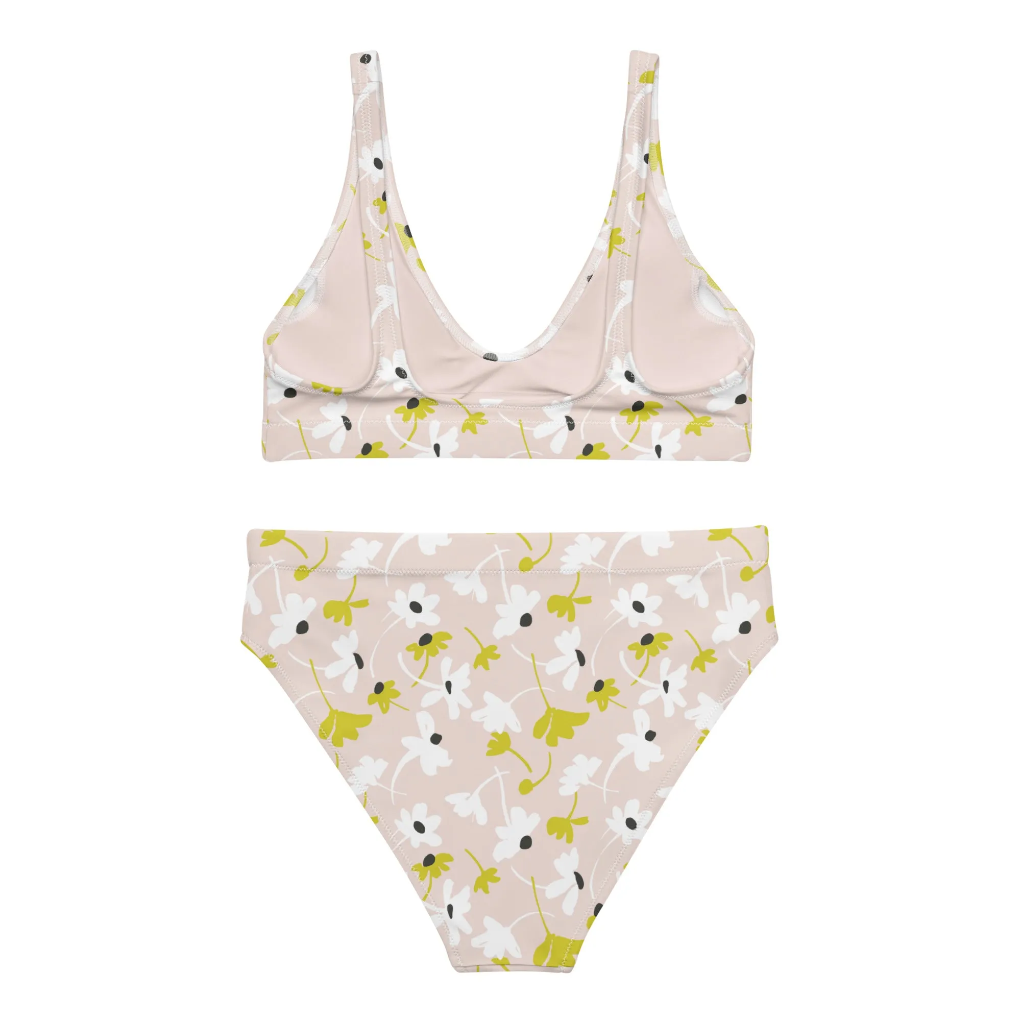 High Waisted Bikini Womens (Glamourange Luxury Bikini High Waisted - 0087 Patterns Model)
