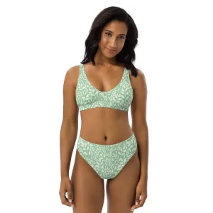 High Waisted Bikini Womens (Glamourange Luxury Bikini High Waisted - 0088 Patterns Model)