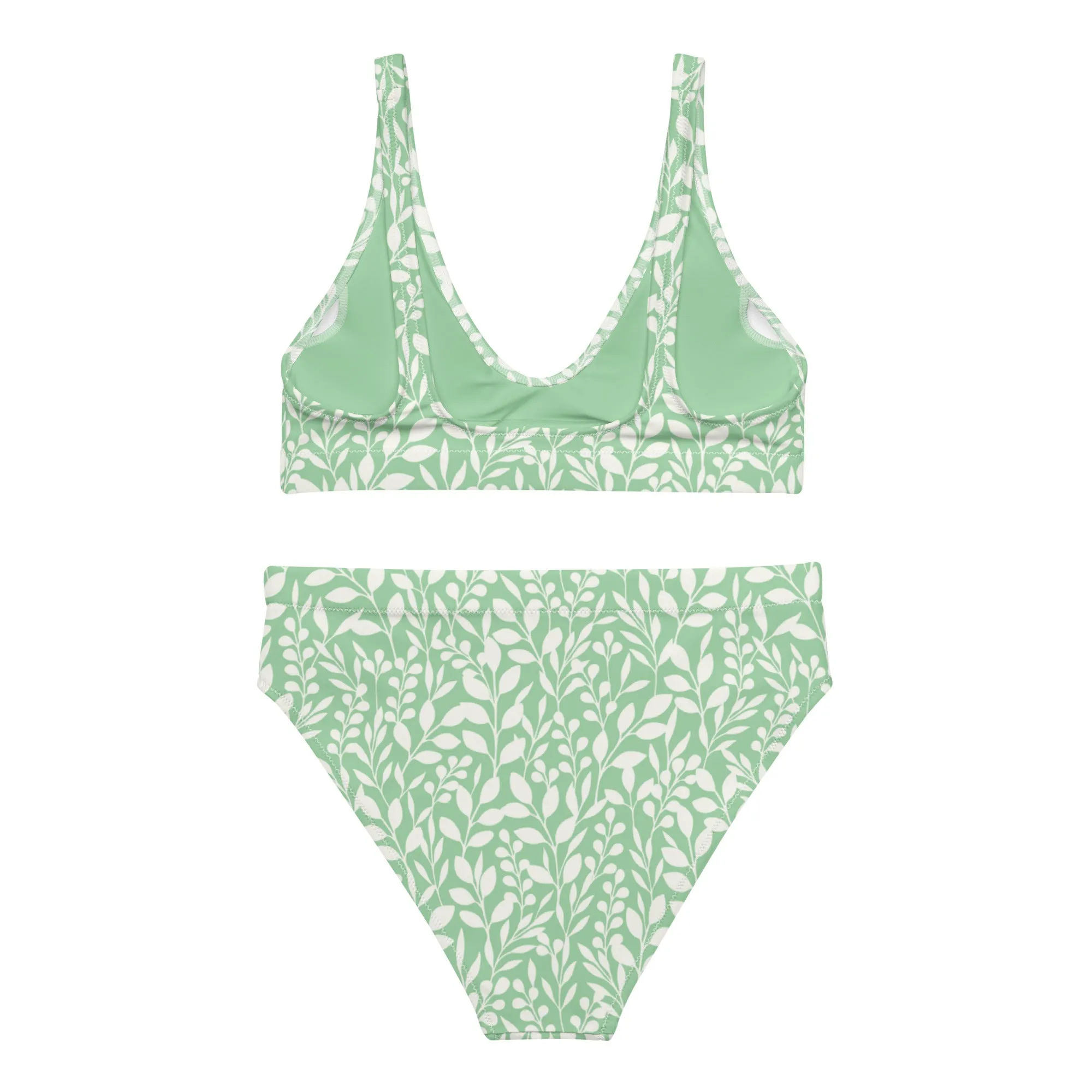 High Waisted Bikini Womens (Glamourange Luxury Bikini High Waisted - 0088 Patterns Model)