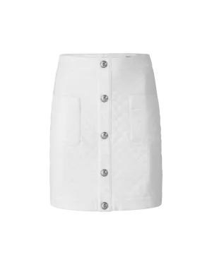 High Waisted Quilted Skirt