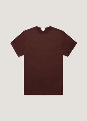 High Breathability Fabric Men's Classic T-shirt in Bakelite StretchComfortWeave TaglessDesign Men's Classic T-shirt in Bakelite