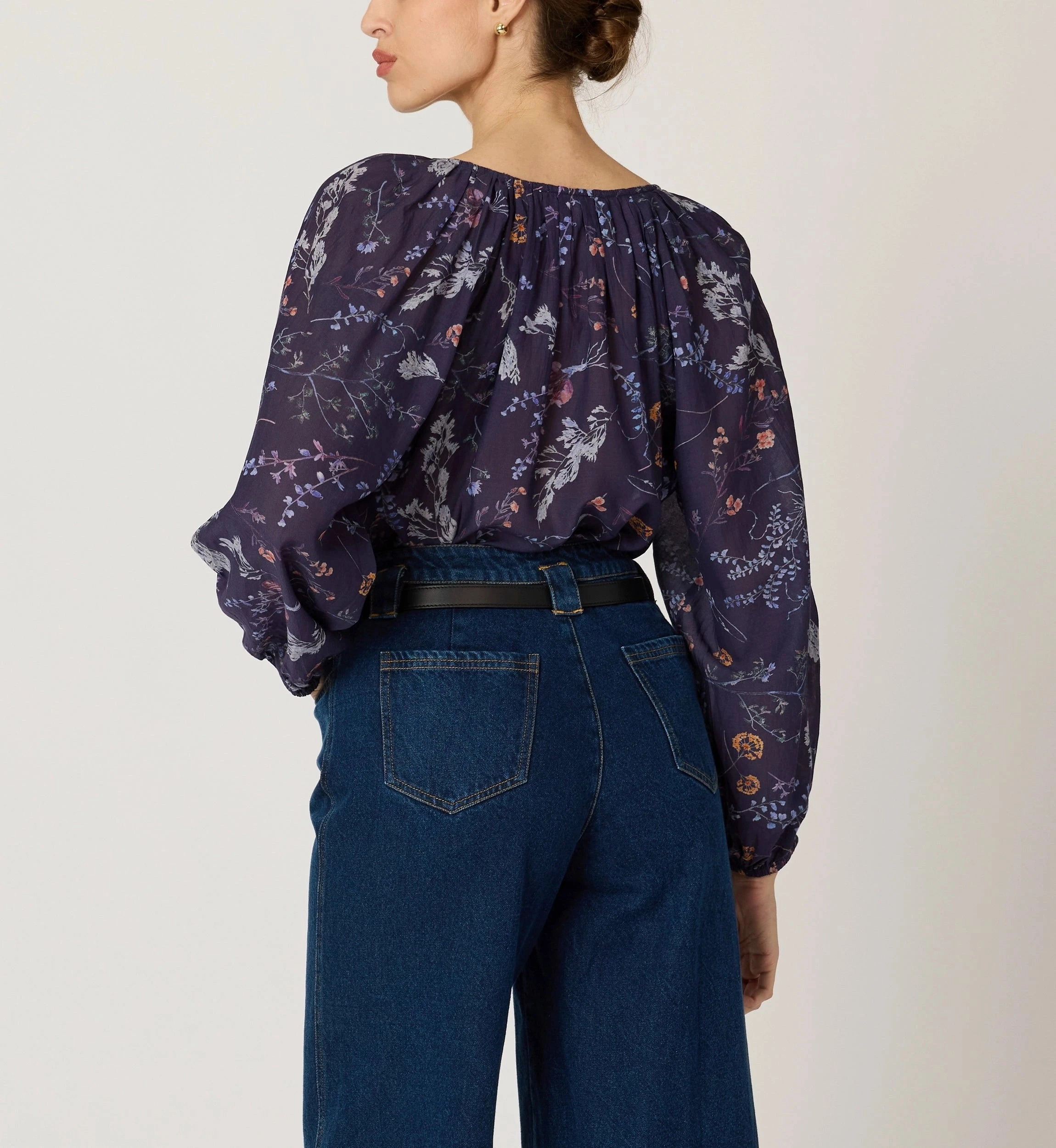Catherine Blouse | Viviana Soft Inner Lining DroppedShoulder