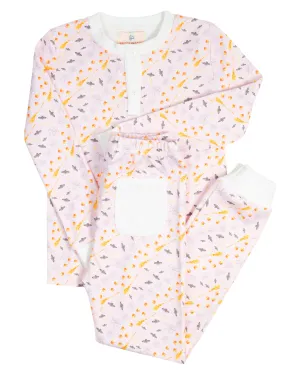 Hocus Pocus Halloween Pajama Set in Lavender- FINAL SALE