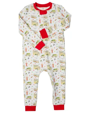 Holiday Vacation Knit Zip Up Pajamas- FINAL SALE