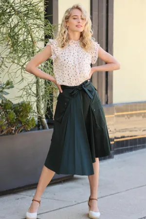 Hope Wrap Skirt With Cargo Pockets All Time Favorite Tailored Cut Chill Feel Hope Wrap Skirt With Cargo Pockets