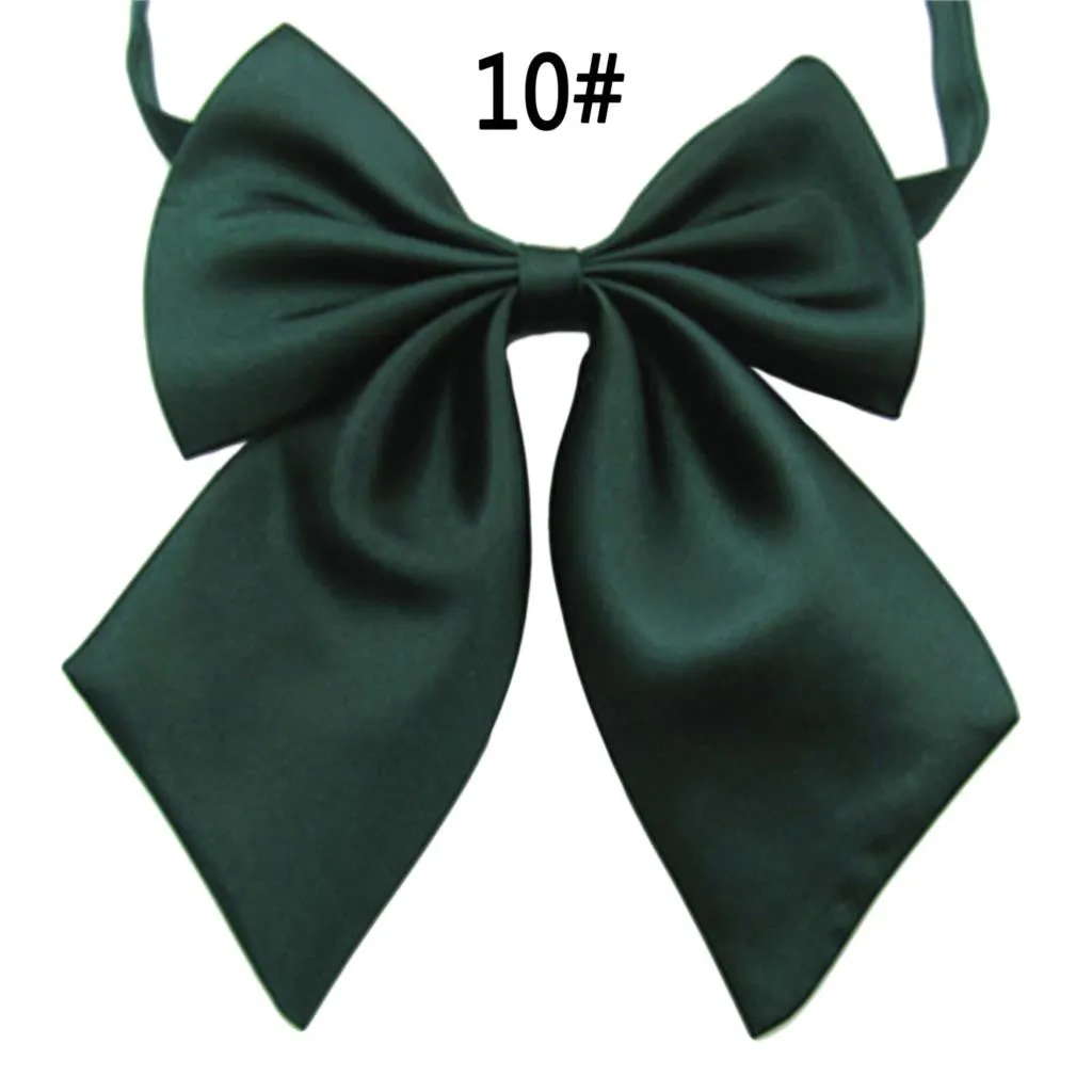 Hot Sale Formal Commercial Bow Tie Butterfly Cravat Silk Bowtie Solid Color Marriage Bow Ties For Women Formal Business