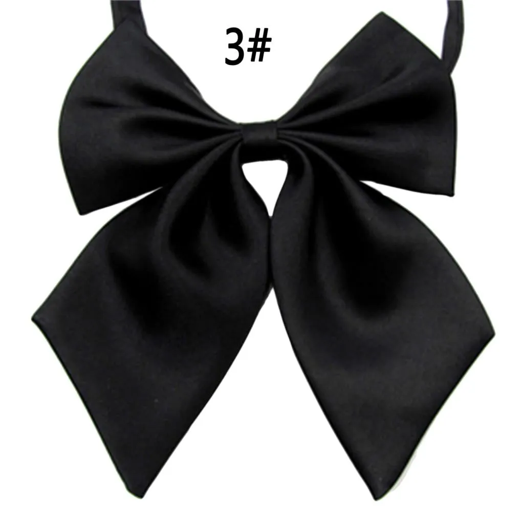 Hot Sale Formal Commercial Bow Tie Butterfly Cravat Silk Bowtie Solid Color Marriage Bow Ties For Women Formal Business