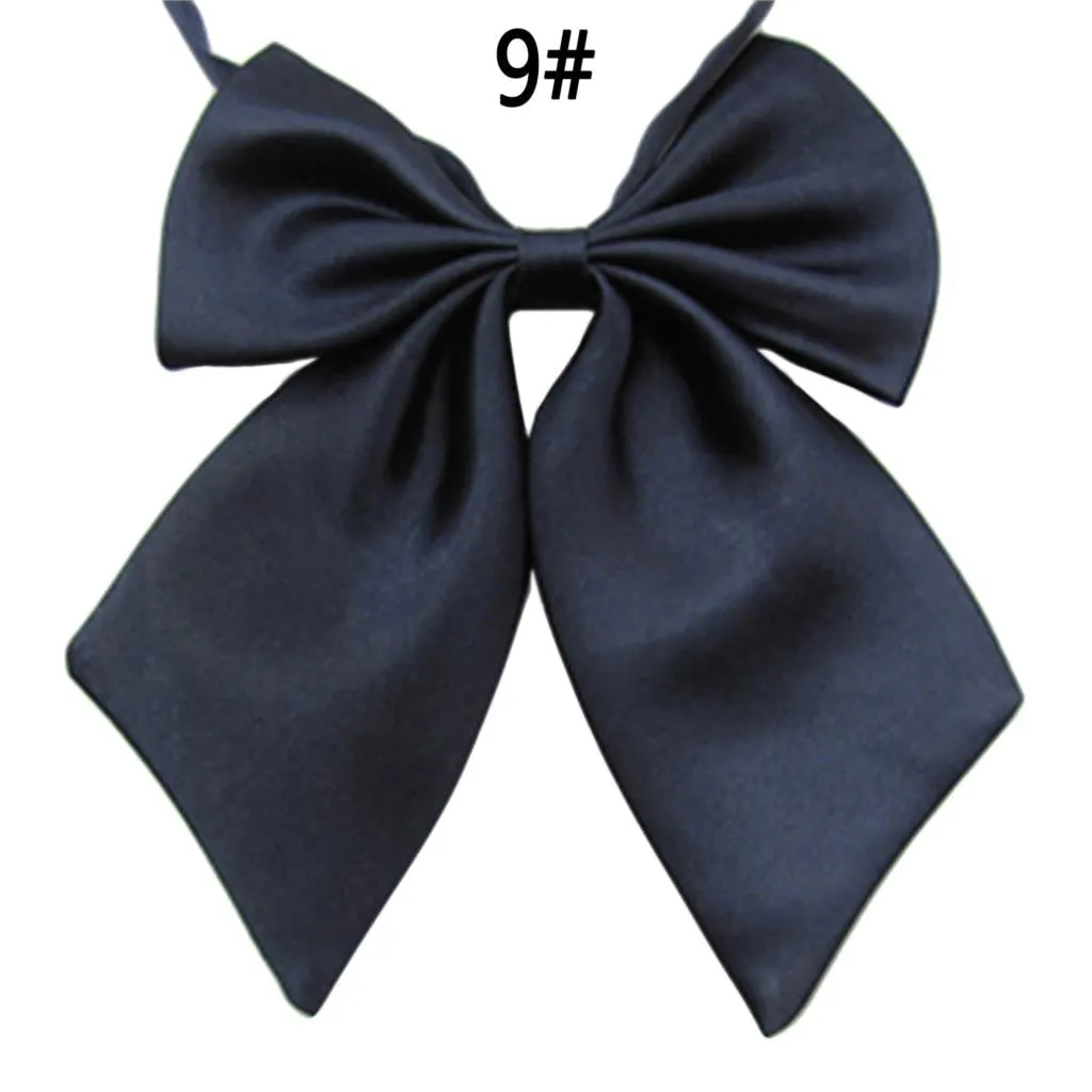 Hot Sale Formal Commercial Bow Tie Butterfly Cravat Silk Bowtie Solid Color Marriage Bow Ties For Women Formal Business