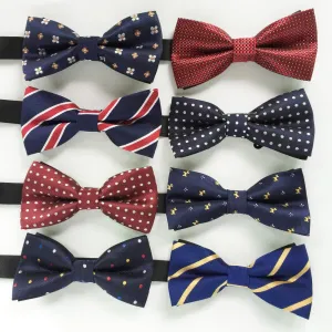 Hot sale Men Formal commercial Gentleman bow tie butterfly cravat bowtie male solid color marriage bow ties for men