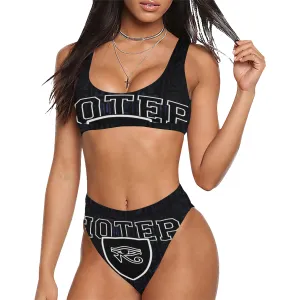 HOTEP EYES Sport Top & High-Waisted Bikini Swimsuit