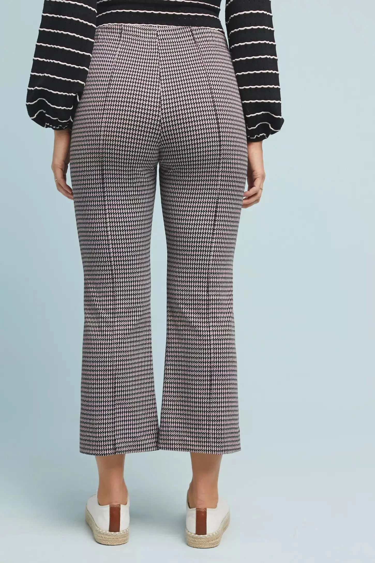FadeResistant Houndstooth Flare Pants