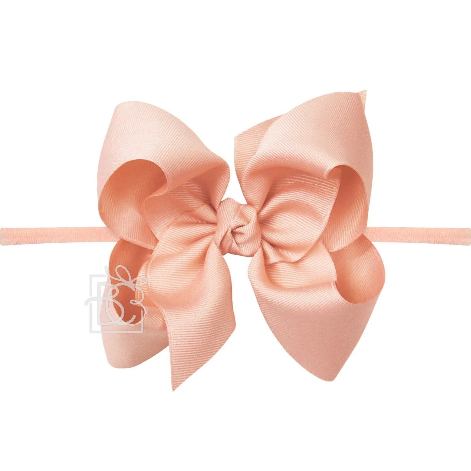 Huge Bow on Nylon, Light Coral