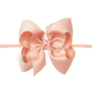Huge Bow on Nylon, Light Coral