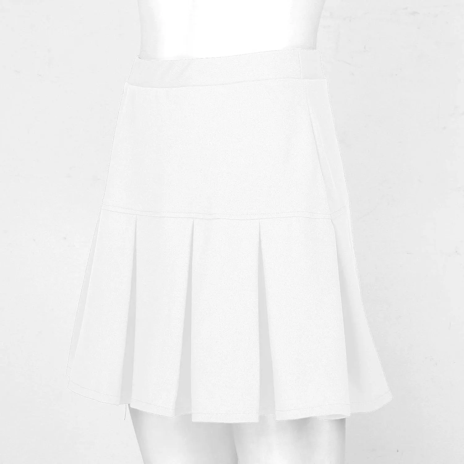 Hularka Women's High Waist Pleated A-line Mini Skirts Athletic Sports Yoga Golf Tennis Skirts