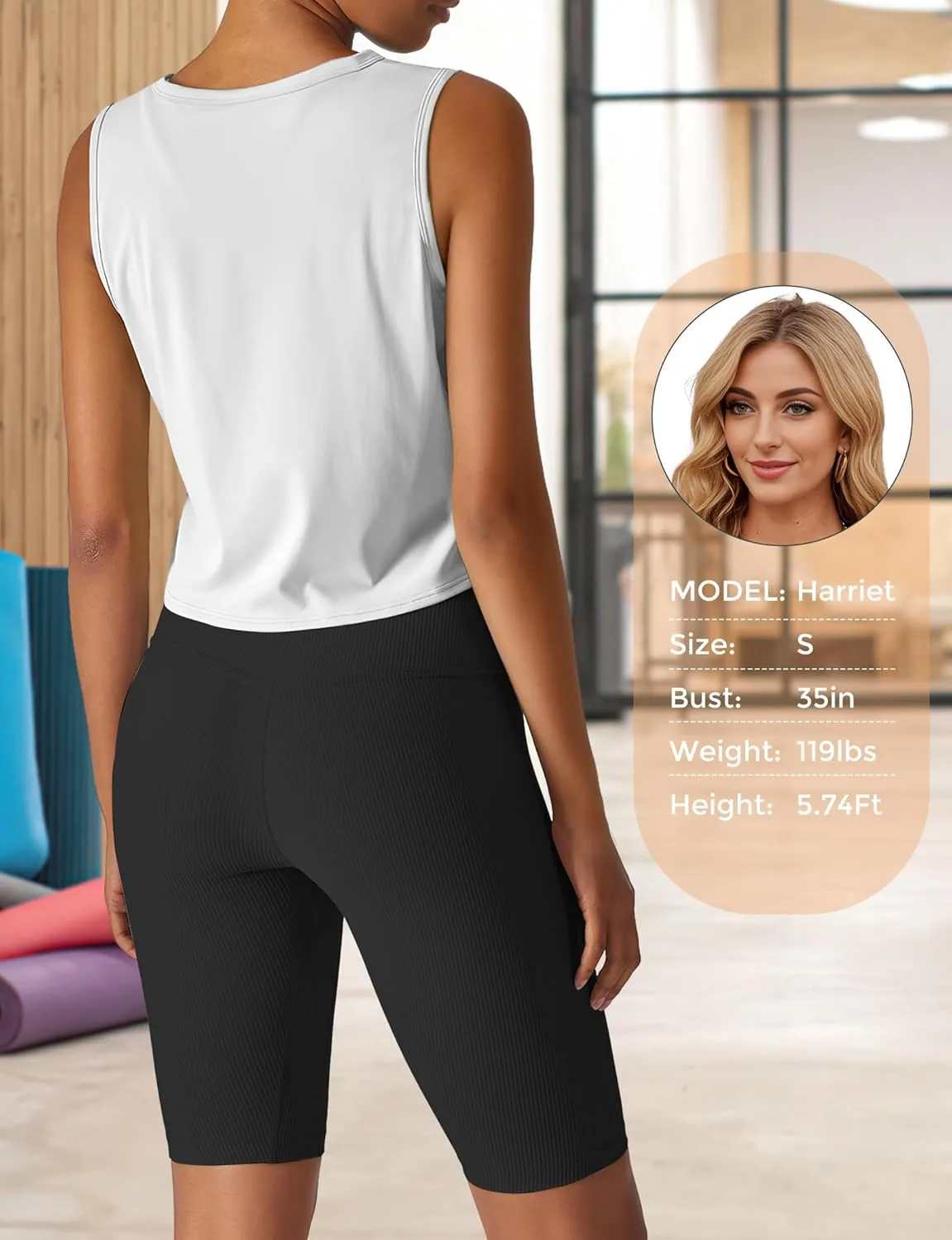 Ice Silk Workout Tank Tops for Women Gym Womens Athletic Tops Loose Fit Running Tank Sleeveless Cool Sun Protection