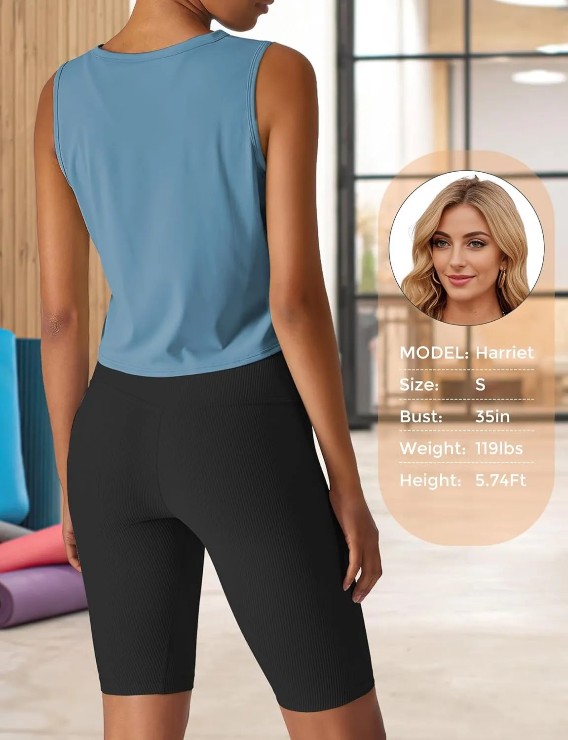 Ice Silk Workout Tank Tops for Women Gym Womens Athletic Tops Loose Fit Running Tank Sleeveless Cool Sun Protection