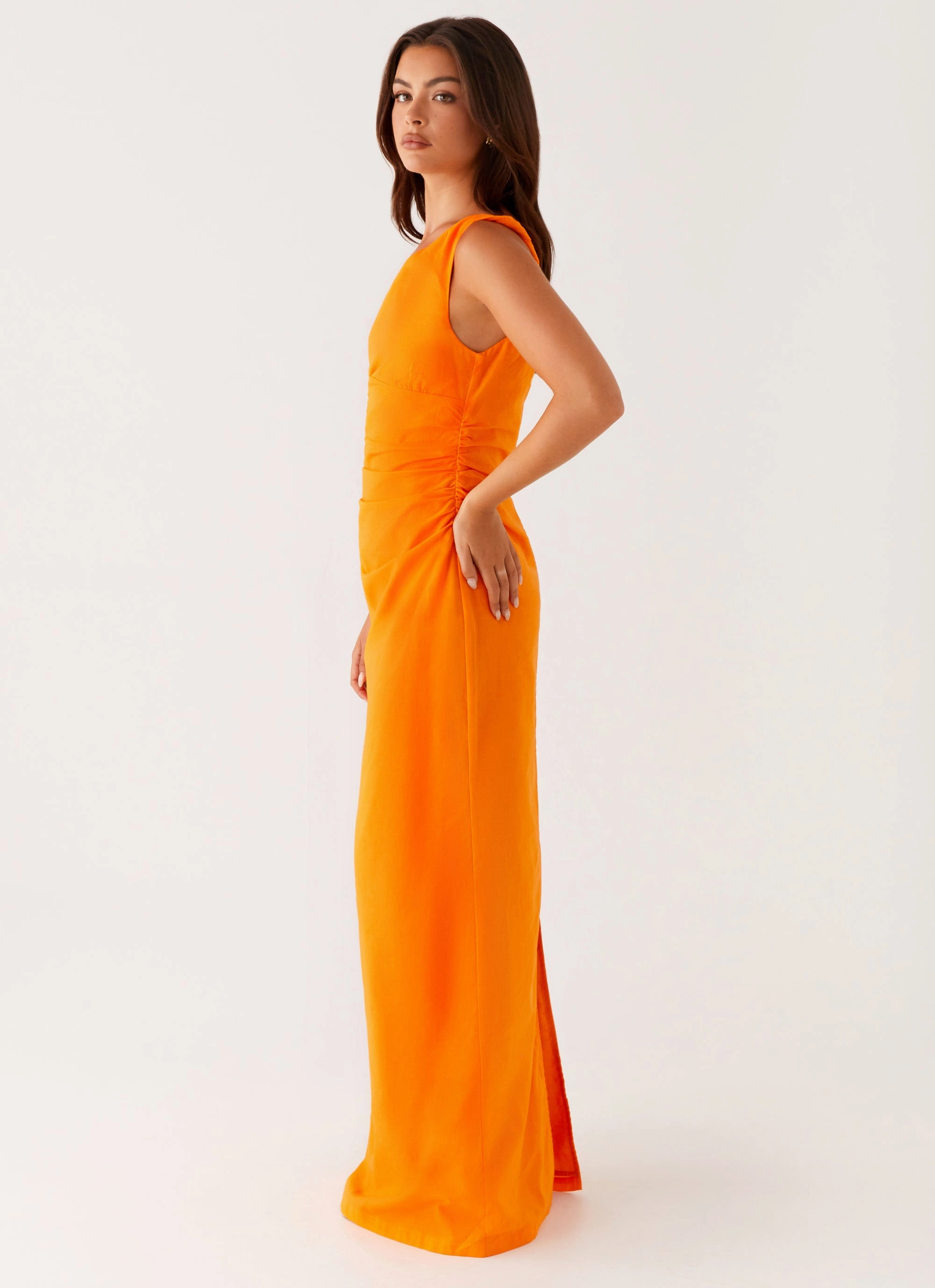 Ignite Maxi Dress - Orange Comfortable Silhouette Clean Outfit