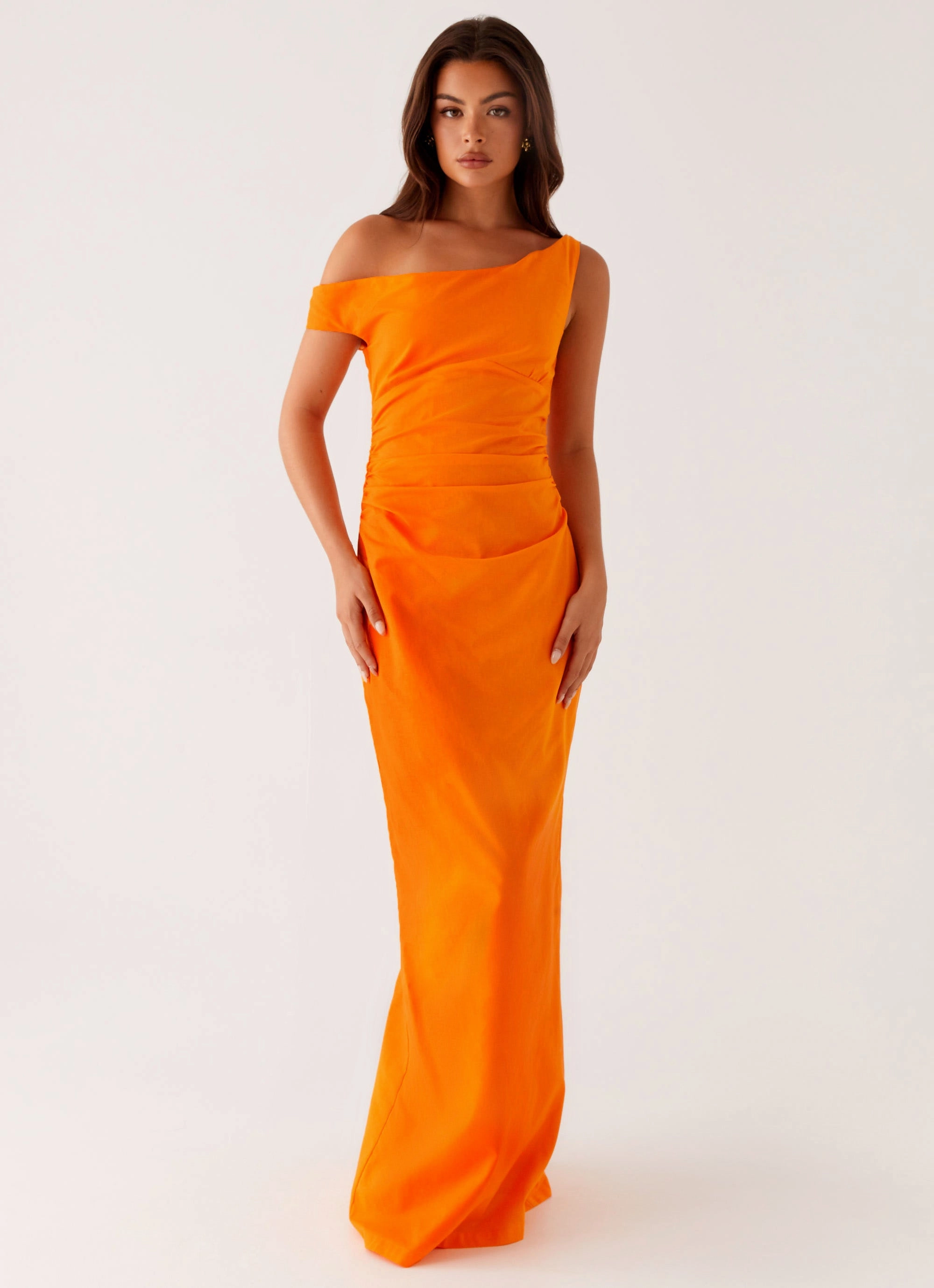 Flowy casual dress Lightweight Comfort Ignite Maxi Dress - Orange