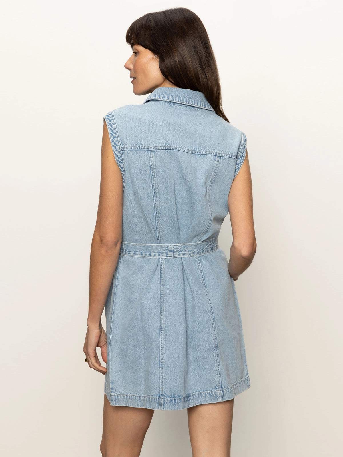 Ila Denim Dress Bouquet Smart Silhouette