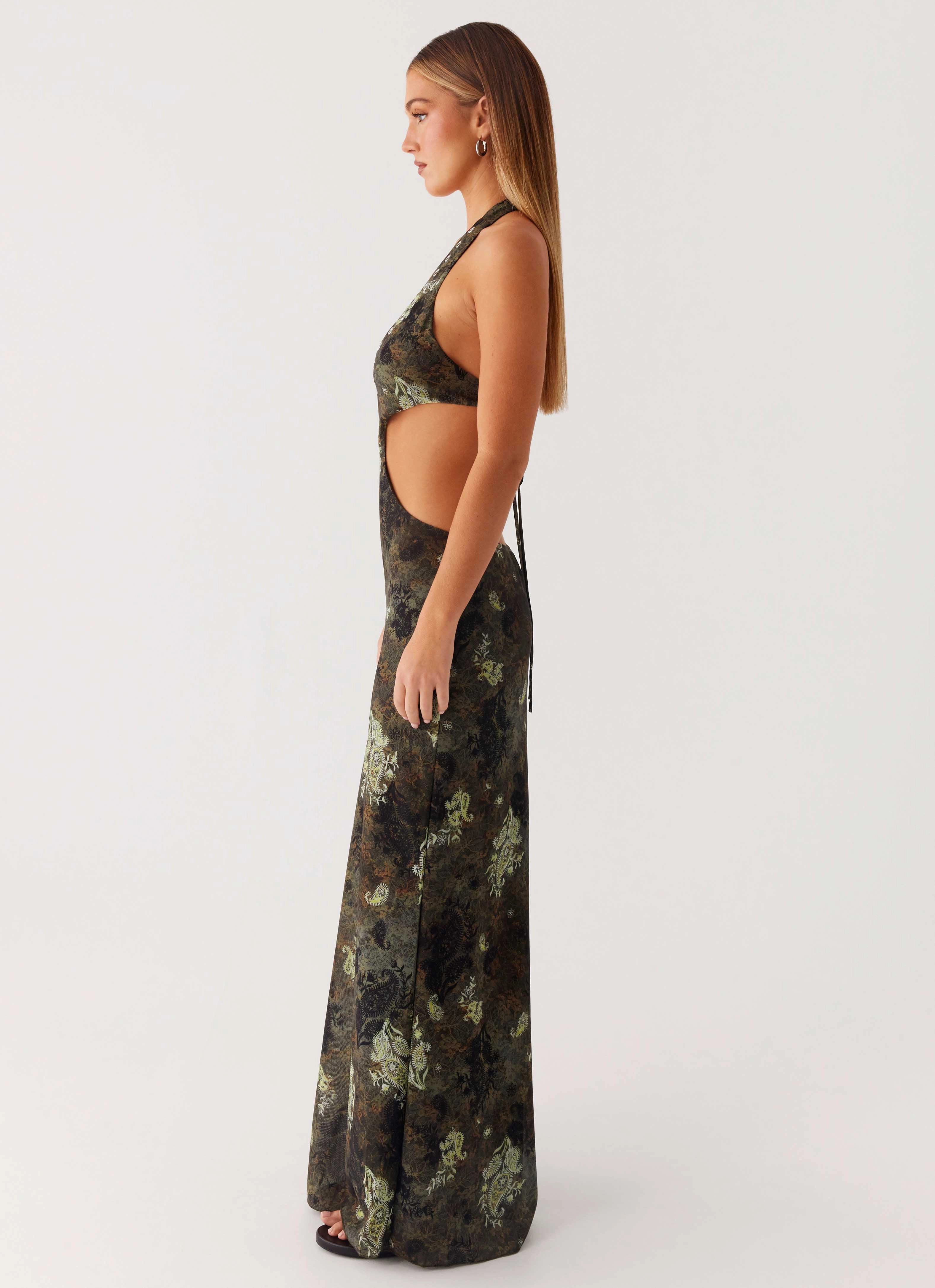 Spring Mood Indra Maxi Dress - Cyber Floral