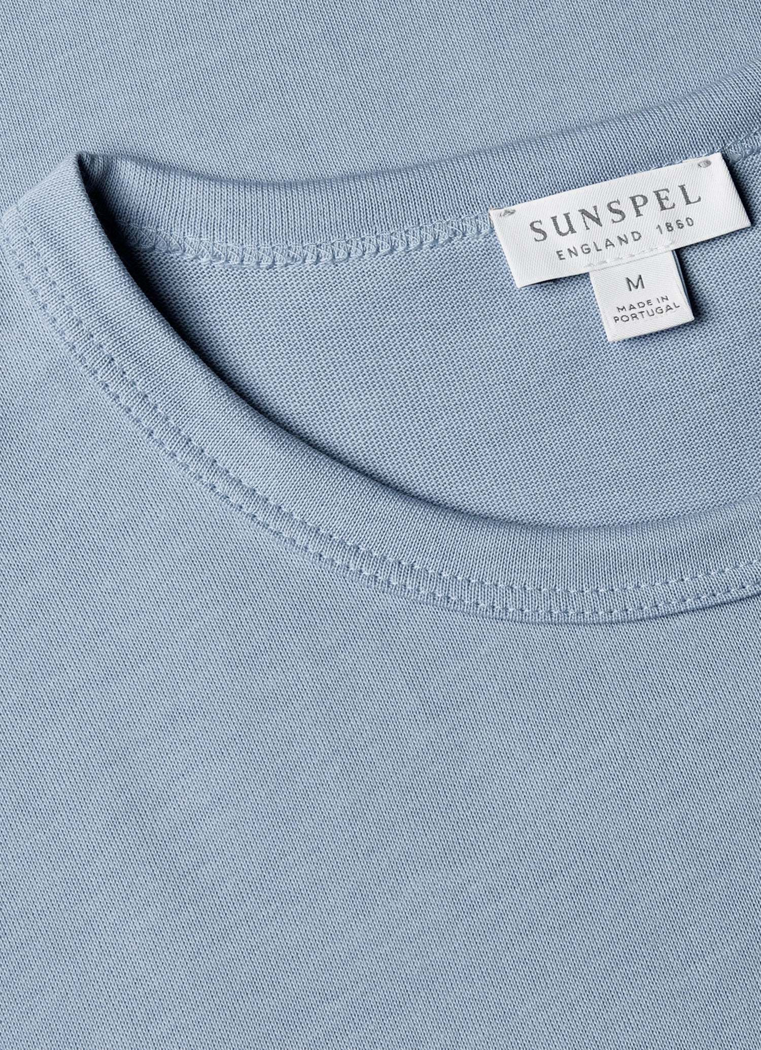 Men's Single Jersey T-shirt in Blue Mist Leisure Casual Travel Essential