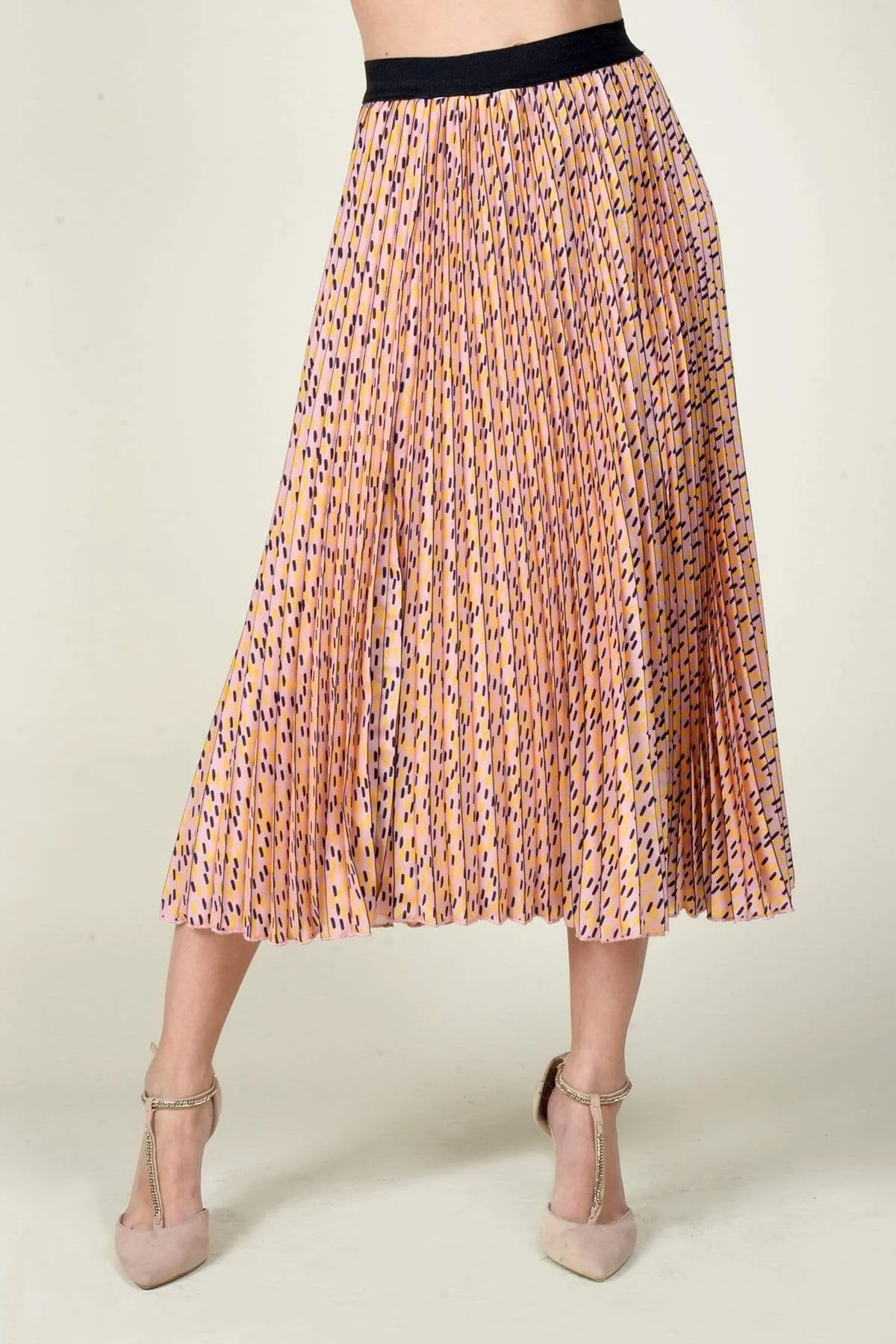 Limited Quantity Ingrid Pleated Skirt - Sprinkles
