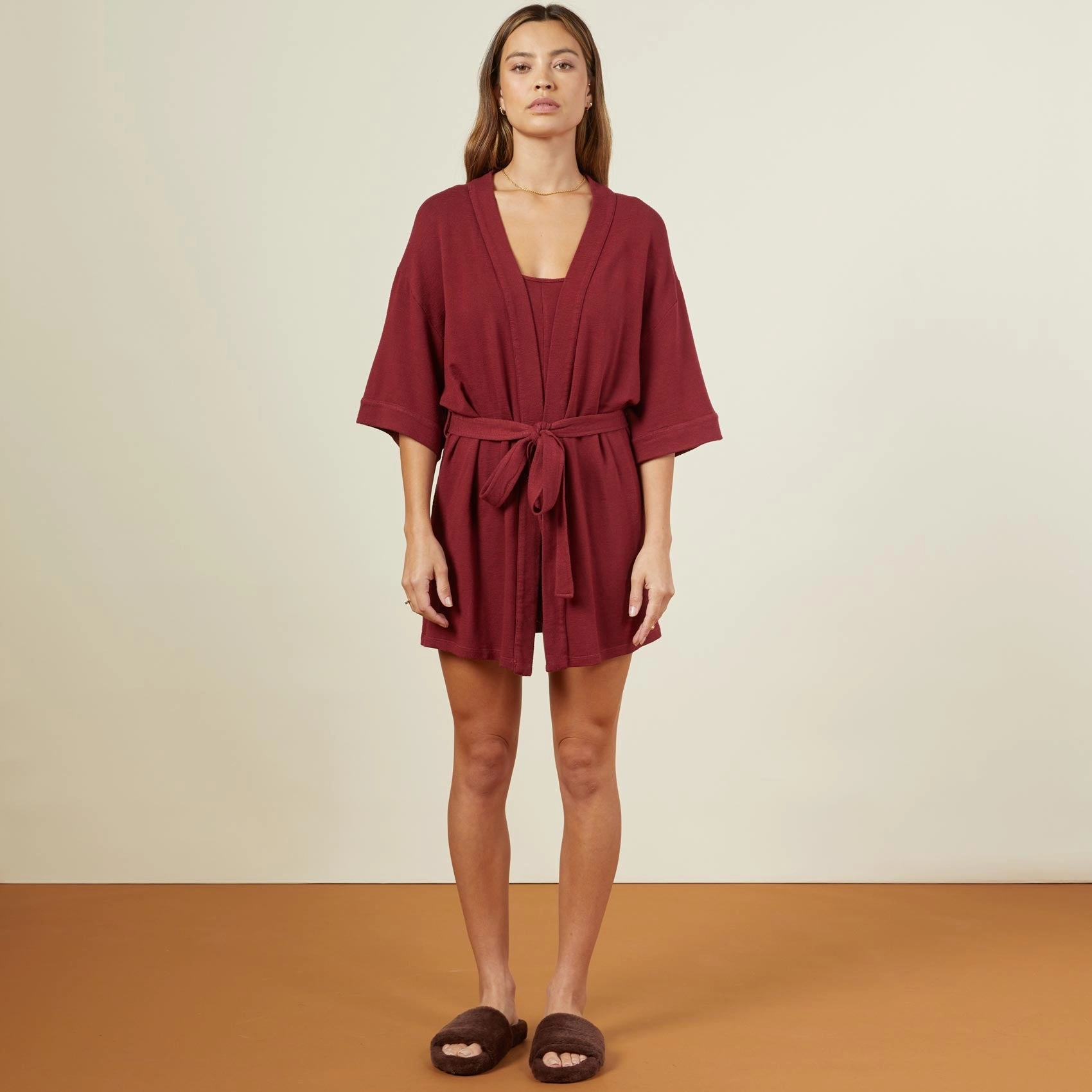 EcoFriendly Dye Microfiber texture Supersoft Robe