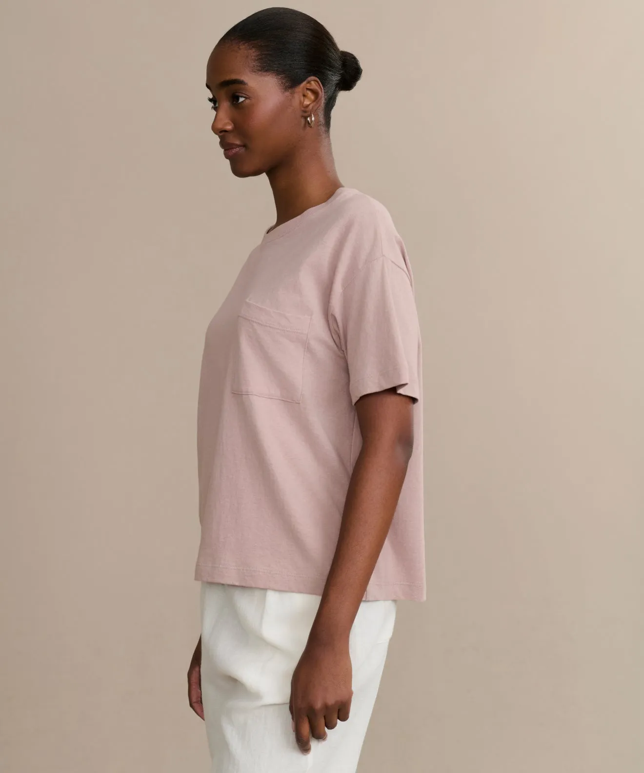 TaglessCollars MultiPocket Design Vintage Pocket Tee