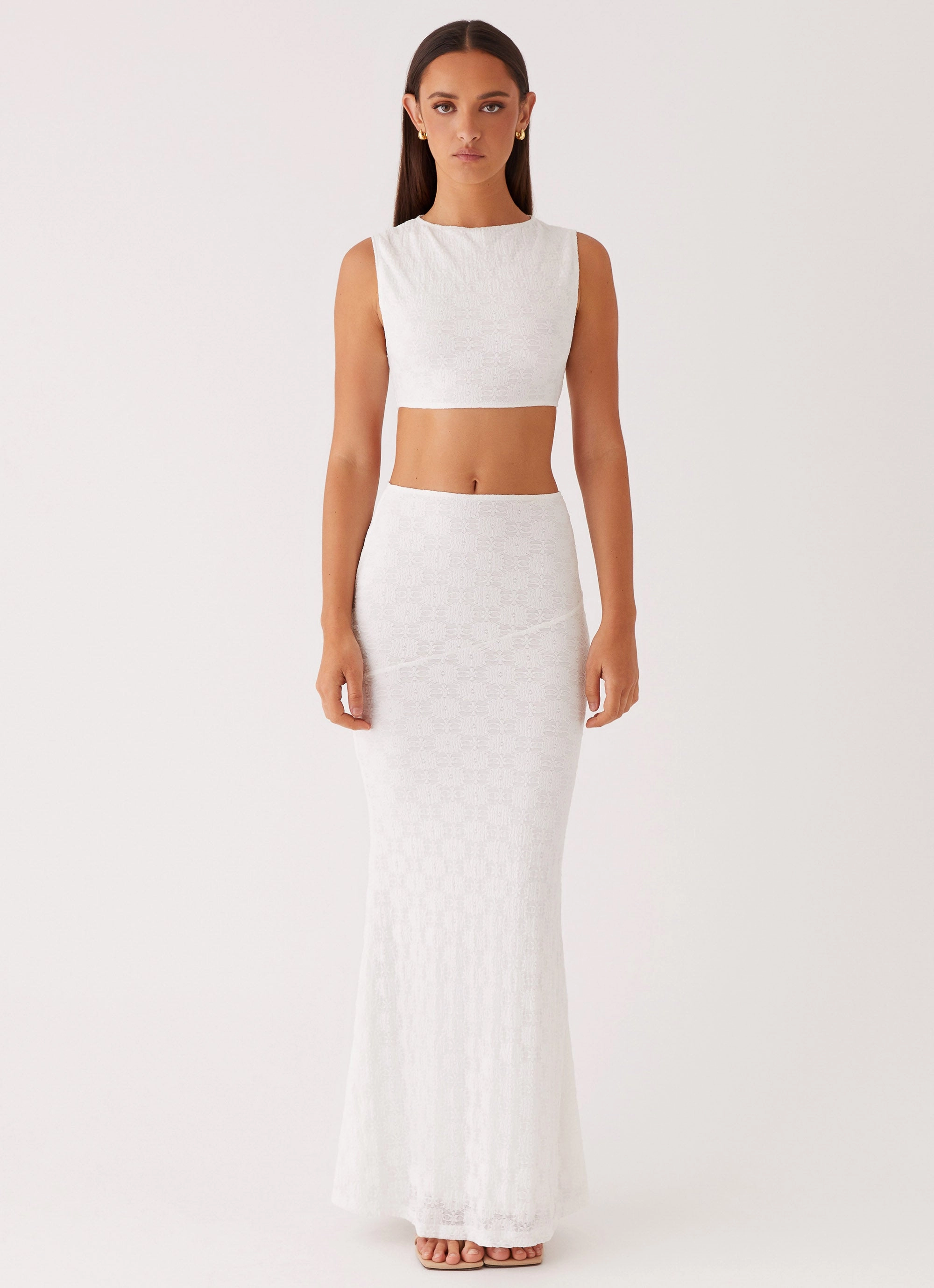 Issey Crop Top - White DurableBlend DurableZipper