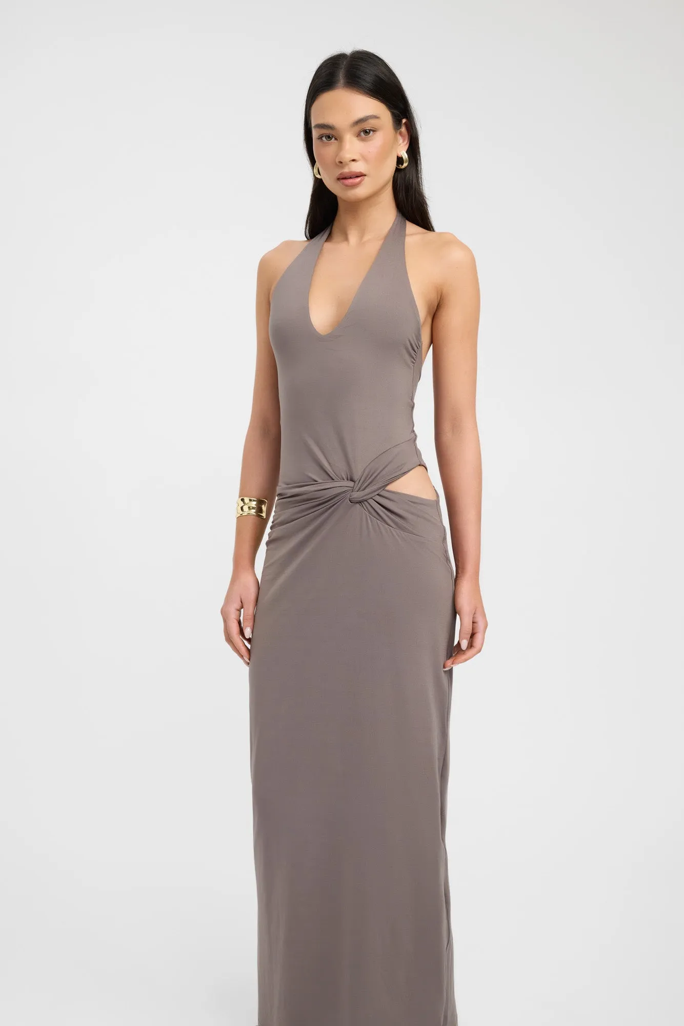 Rae Maxi Dress Trendy Piece Chic Tailoring Waist