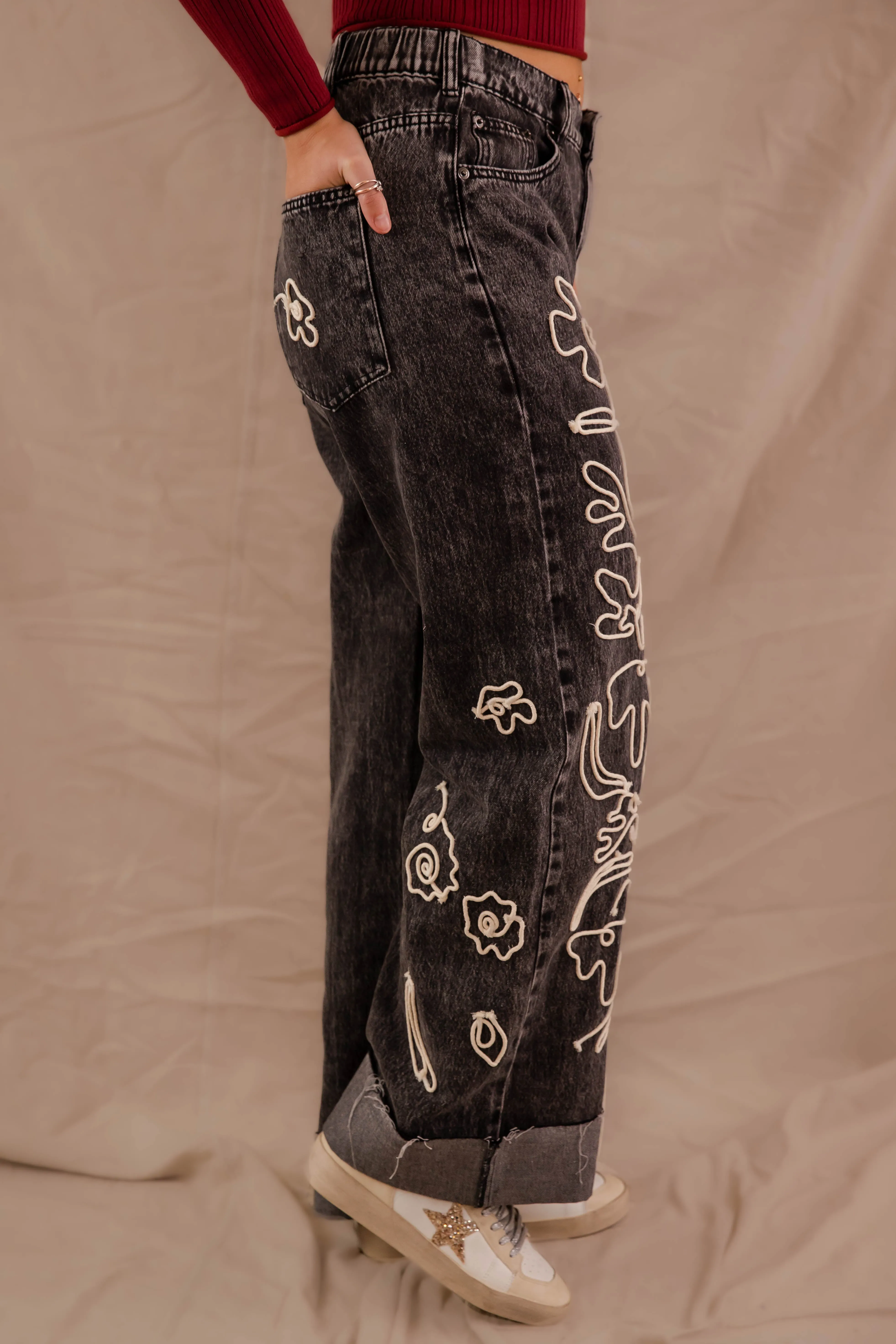 ElasticCuffs All Time Use It's History To Me Denim