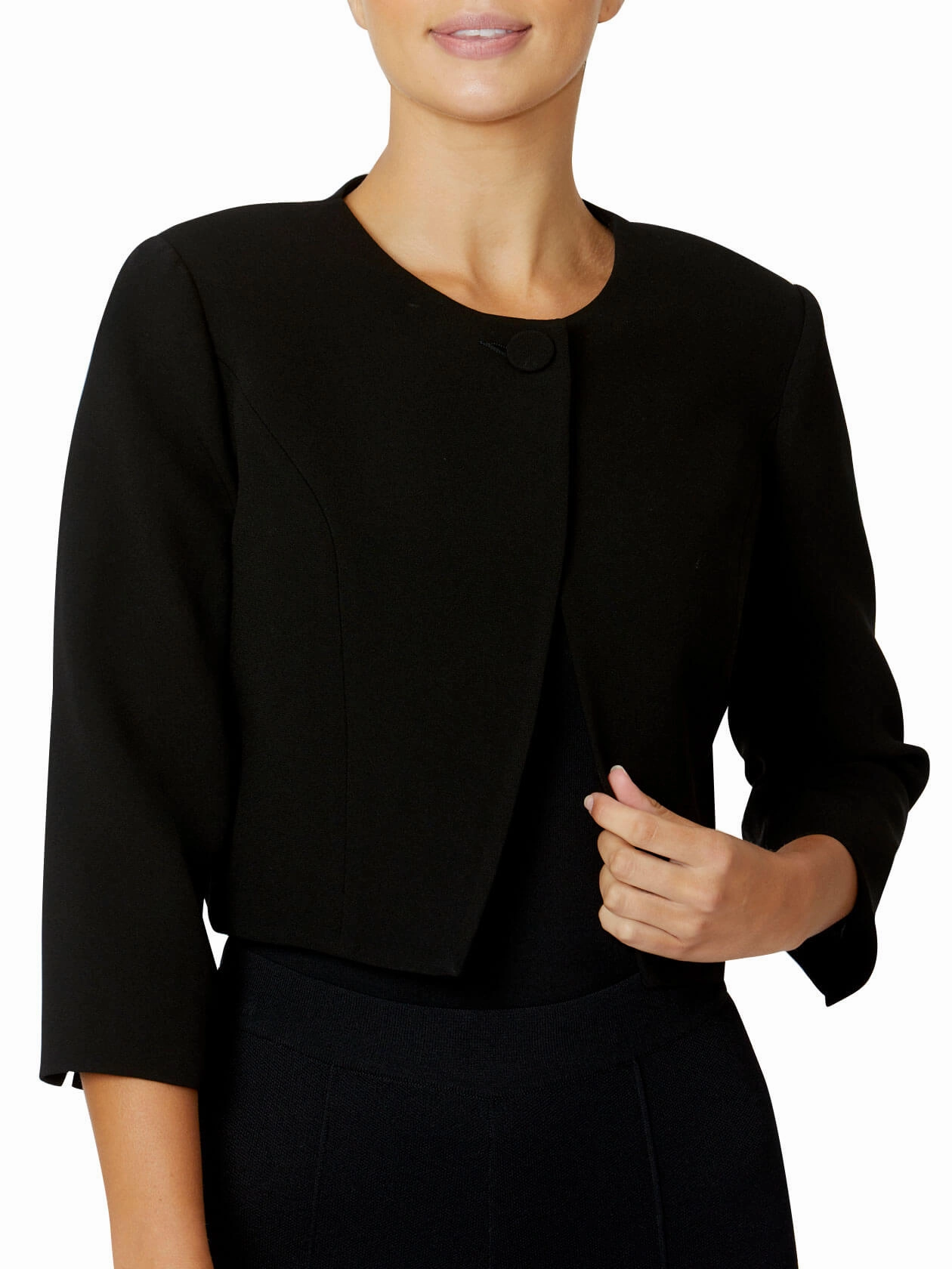 Worship Odor Resistant Fabric Jackie Black Single Button Jacket