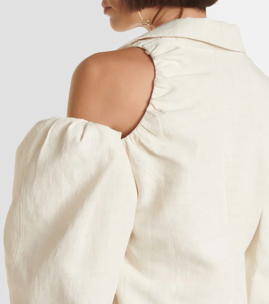 Jacquemus La Veste Galliga linen-blend blazer