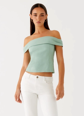 Jairo Linen Top - Sage Multifunctional Pocket System Jairo Linen Top - Sage High Density Knit