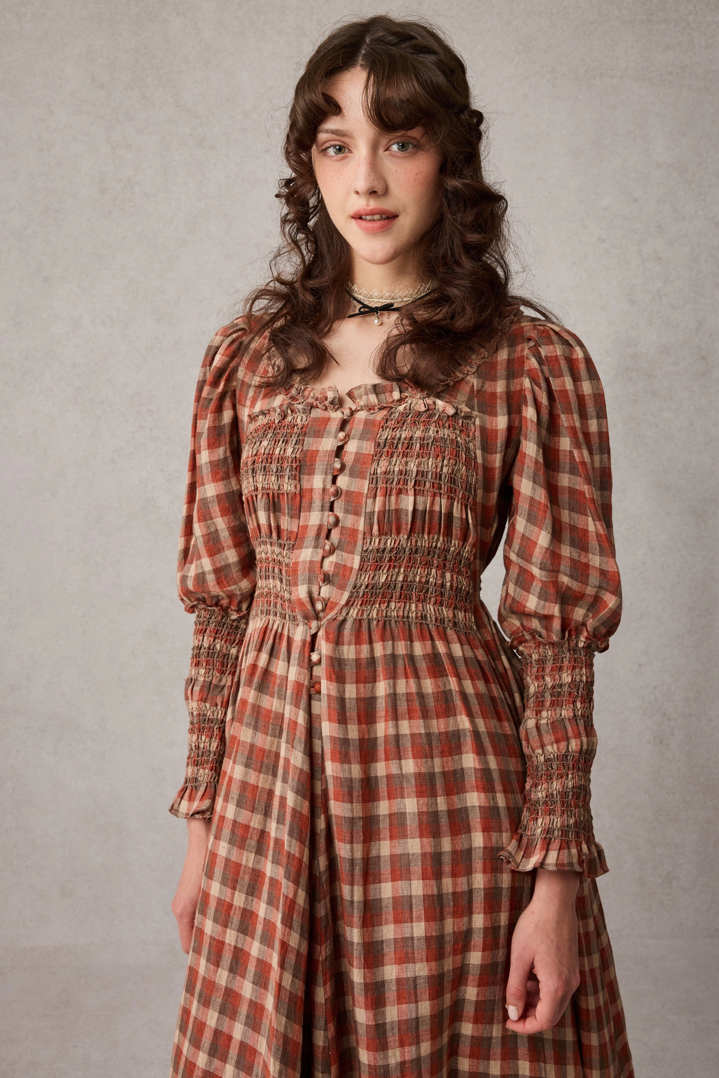 Bonded Closure Mechanism Jasmine 21 |smocking linen dress