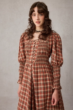 Jasmine 21 |smocking linen dress Abrasion Free Zipper Guards Jasmine 21 |smocking linen dress Ultra Light Packable Elastic Binding