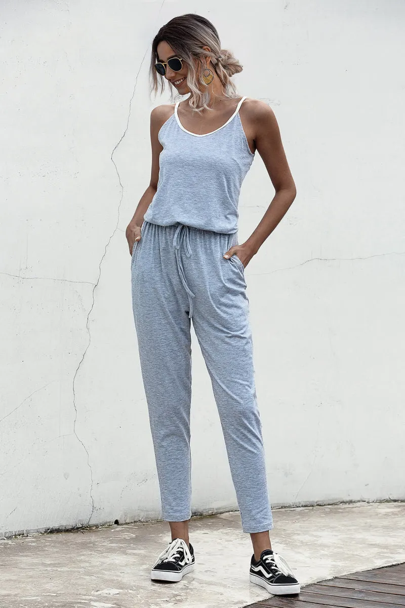 Jaylin Contrast Cami Jumpsuit