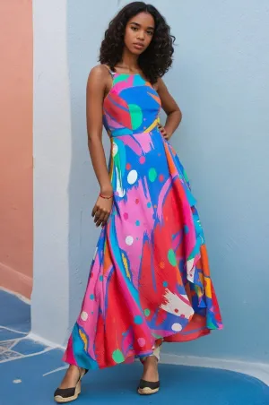 Jenine Maxi Dress - Miami Vibes Classic and Cozy Jenine Maxi Dress - Miami Vibes Edge Shape Soft And Comfortable
