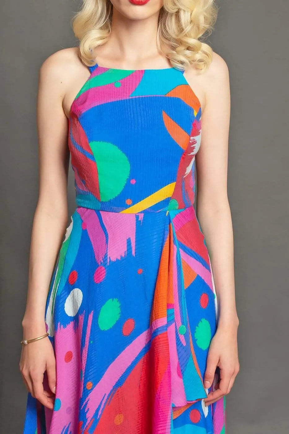 Classic and Modern Jenine Maxi Dress - Miami Vibes