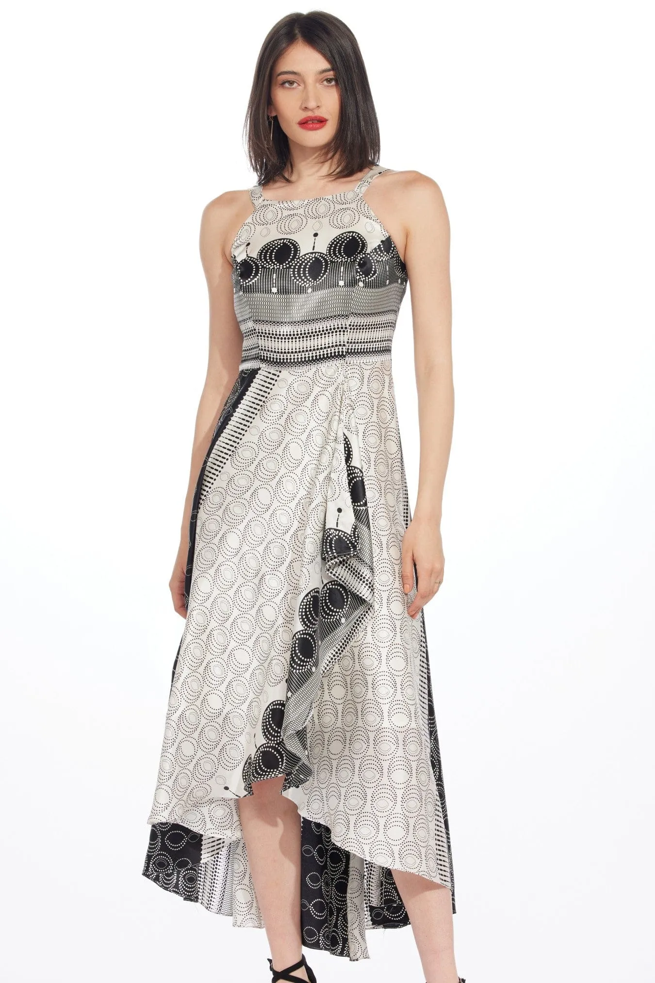 Chic Rhythm Smooth Wear Jennie Dress - Bogata Dot