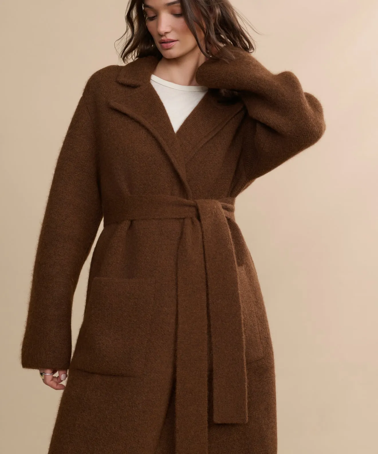 Jessica Sweater Coat Temperature Regulating Fill