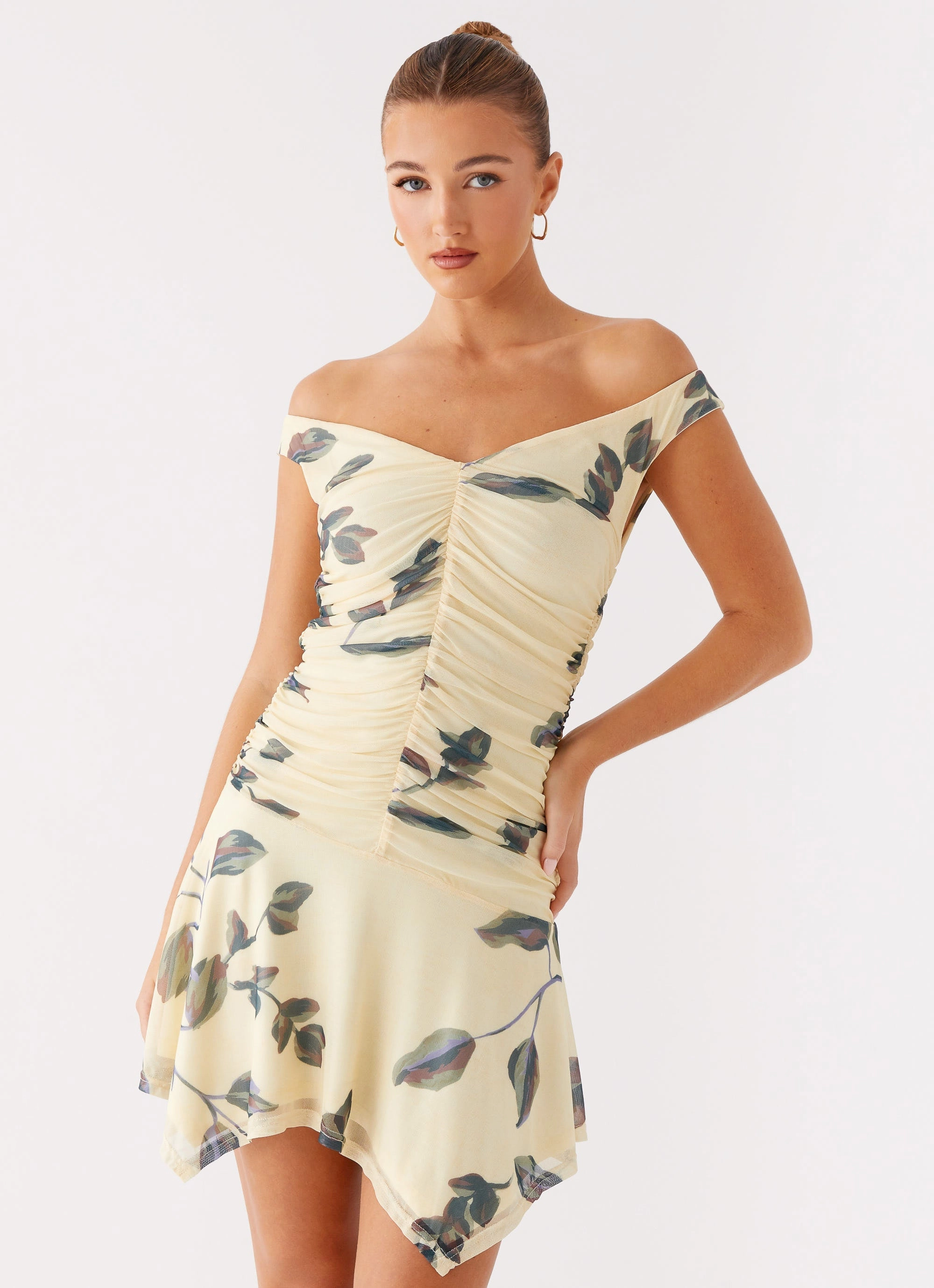 Josette Mini Dress - Buttercream Bliss Night Appeal